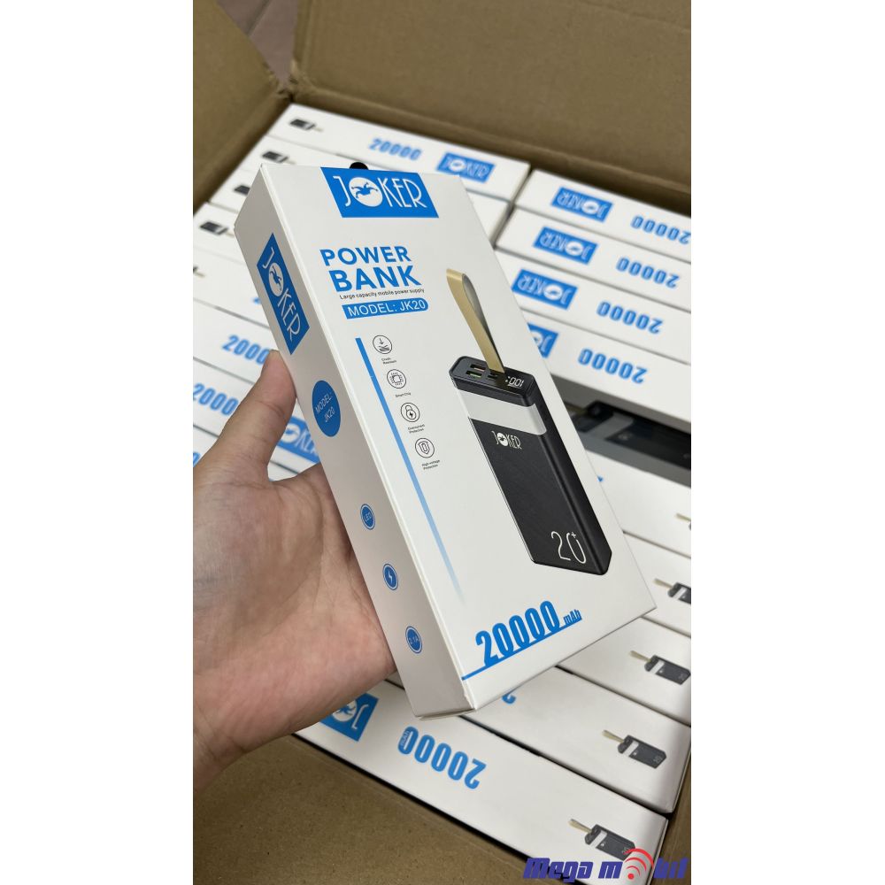 Baterija eksterna 20000mAh JOKER JK20 black